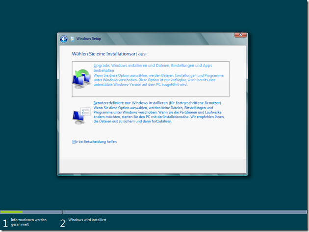 Windows Server 8 Beta Upgrade